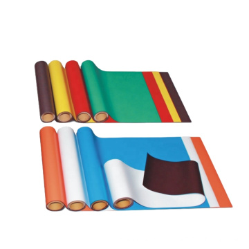 Papel de lámina magnética de PVC personalizada papel de rollo de goma de goma fuerte rollo de vinilo magnético imprimible